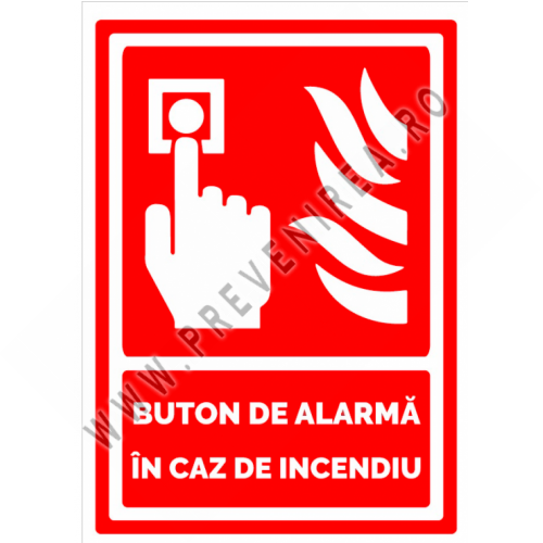 buton de alarma in caz de incendiu