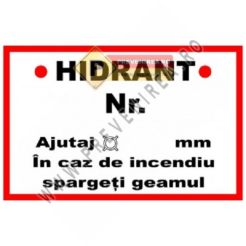 Indicator Hidrant Interior și Exterior – Marcarea și Numerotarea Hidranților | Semnalizare PSI Durabilă Indicator Hidrant Interior și Exterior – Marcarea și Numerotarea Hidranților | Semnalizare PSI Durabilă