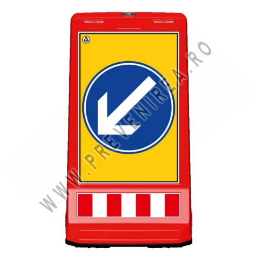 Baliză Ocolire Stânga Profesională – Control Trafic și Siguranță Rutieră Baliză Ocolire Stânga Profesională – Control Trafic și Siguranță Rutieră
