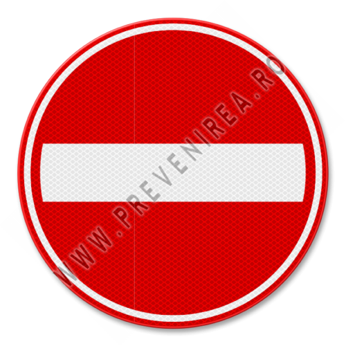 Indicator Rutier – Drum inchis din Aluminiu | Acces Restricționat Vehicule