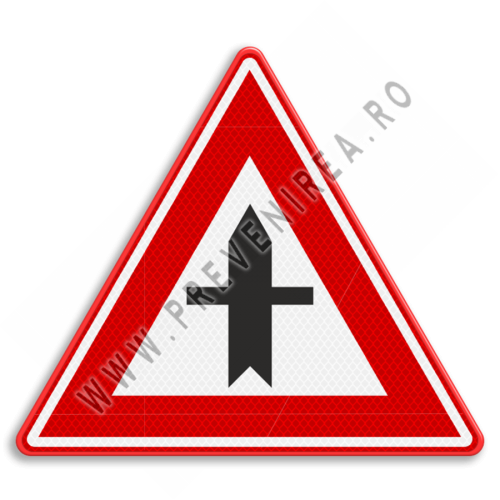 Intersecție prioritară din aluminiu