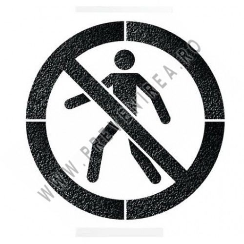 Șabloane pentru marcarea zonelor interzise și acces neautorizat