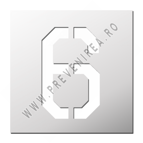 Sabloane personalizate pentru marcarea pardoselilor – cifre și litere profesionale