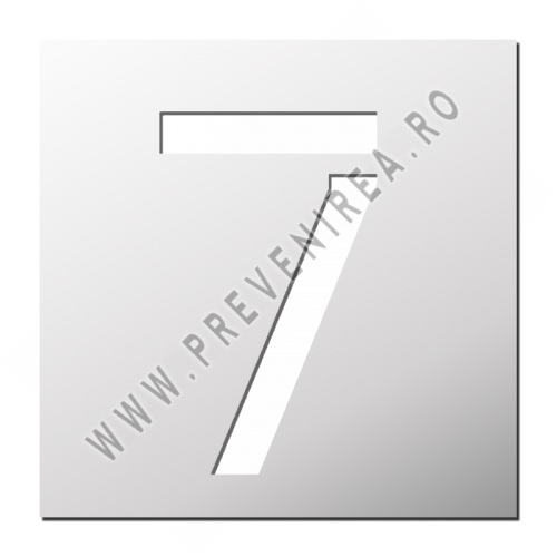 Șabloane de cifre rezistente pentru utilizare exterioară