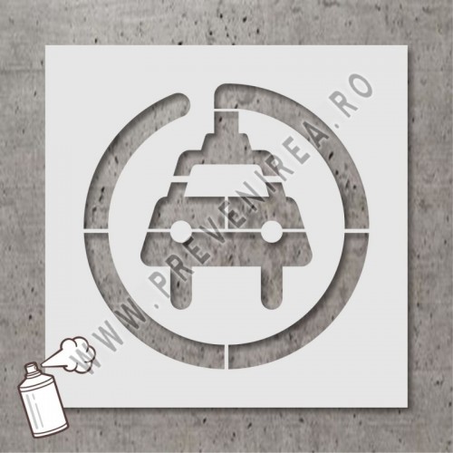 Loc rezervat pentru vehicule electrice sablon