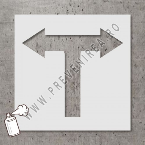 Sageata stanga si dreapta sablon