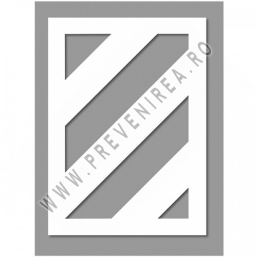 Sablon de parcare zebra