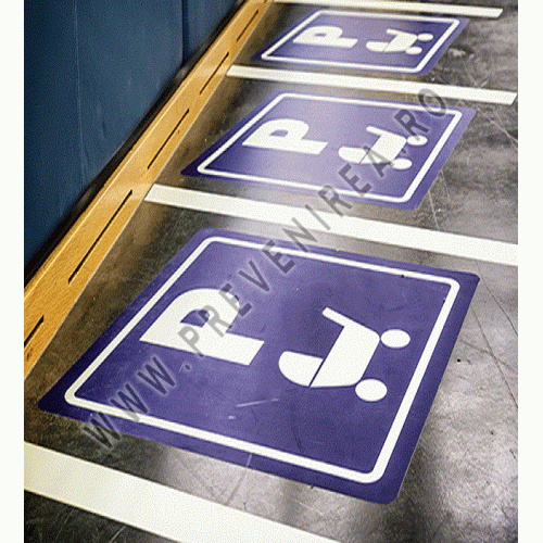 Marcaje pentru parintii cu carucior de copii Marcaje pentru parintii cu carucior de copii