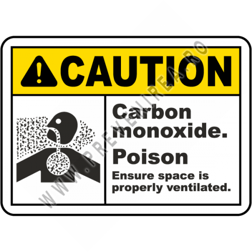 Indicator de Avertizare Monoxid de Carbon – Otravă | Siguranță și Ventilare Corectă