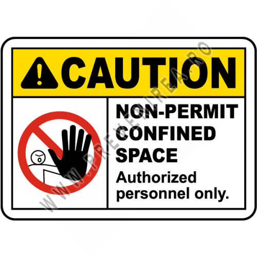 Indicator Atenție – Acces Restricționat Doar pentru Personal Autorizat | Semnalizare Profesională