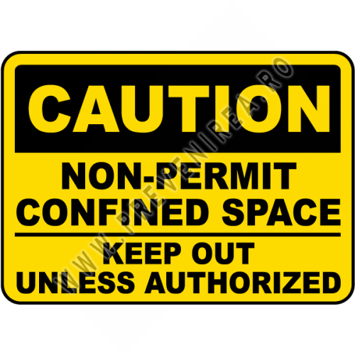Keep Out Unless Authorized Sign