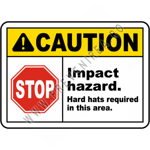 Hard Hats Required In This Area Sign