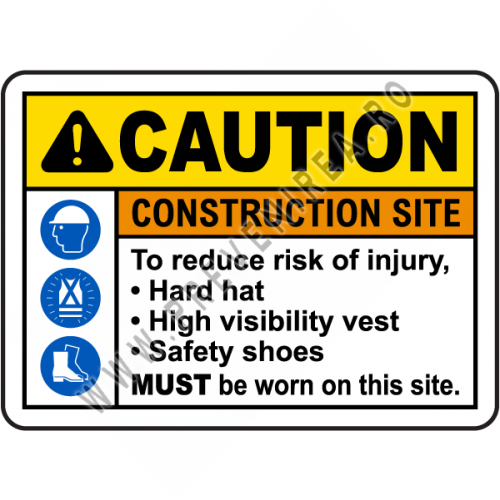 To Reduce Risk of Injury PPE Sign To Reduce Risk of Injury PPE Sign