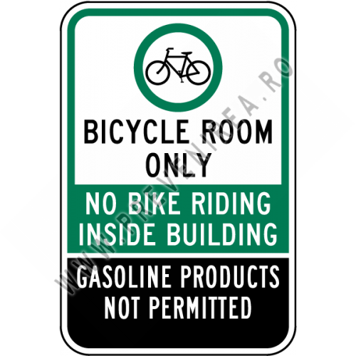 Bicycle Room Only Sign