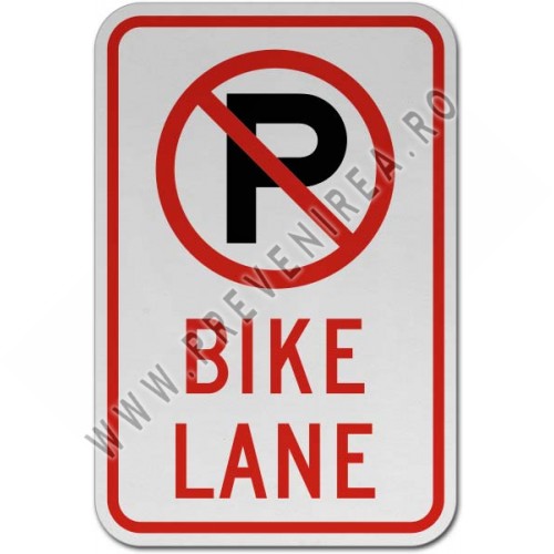 No Parking Bike Lane