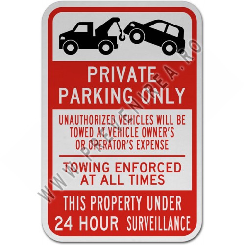 Private Parking Only Sign