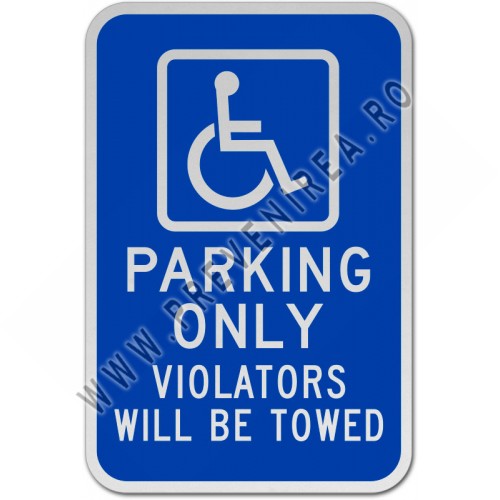 Accessible Parking Only Sign