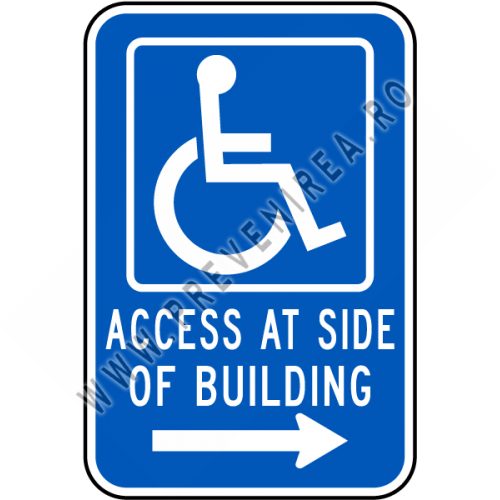 Access At Side of Building Right Arrow Access At Side of Building Right Arrow