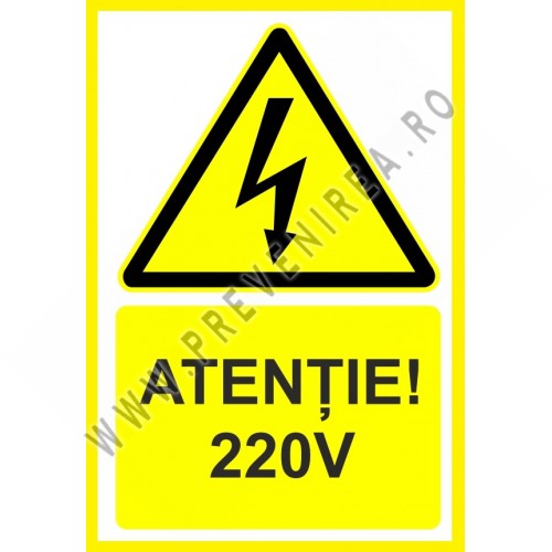Placuta atentie 220v