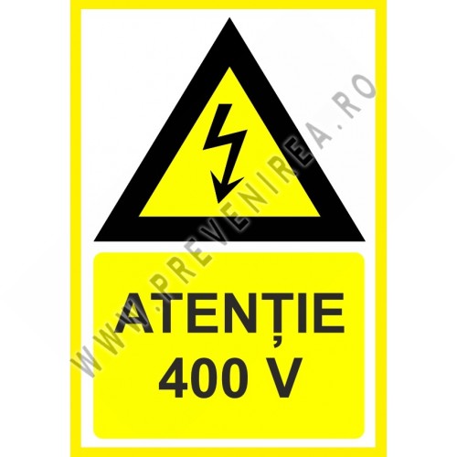 Placuta atentie 400v Placuta atentie 400v