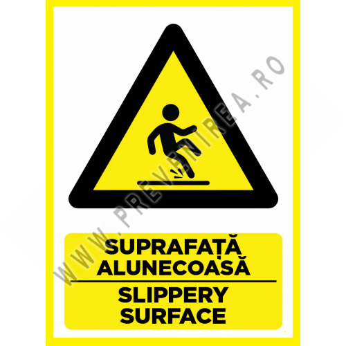 Placuta pentru suprafata alunecoasa slippery surface