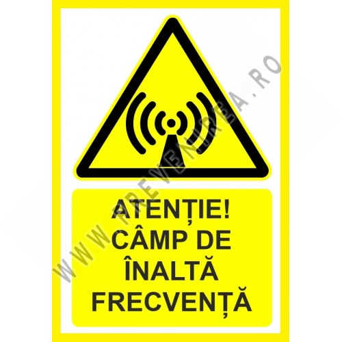 Placuta pentru camp de inalta frecventa