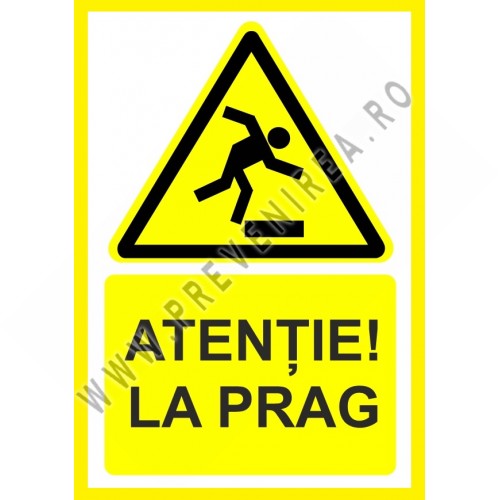 Placuta atentie la prag