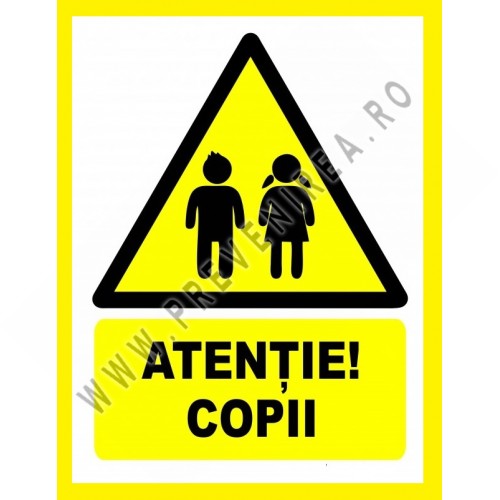 Placuta atentie copii