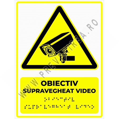 Plăcuțe Braille – Obiectiv supravegheat video pentru persoane nevăzătoare Plăcuțe Braille – Obiectiv supravegheat video pentru persoane nevăzătoare