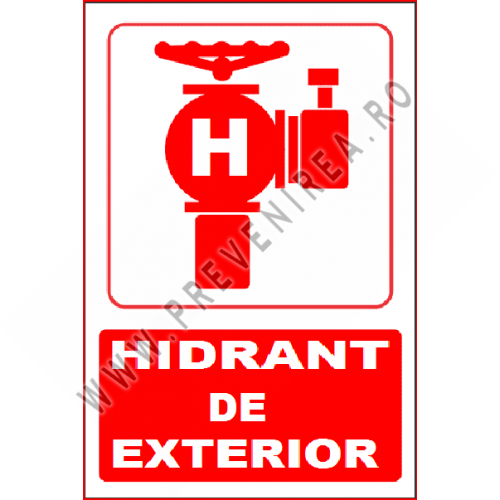 Placuta pentru hidrant exterior