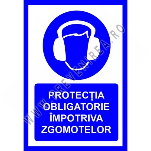 placuta pentru protectia obligatorie impotriva zgomotelor placuta pentru protectia obligatorie impotriva zgomotelor