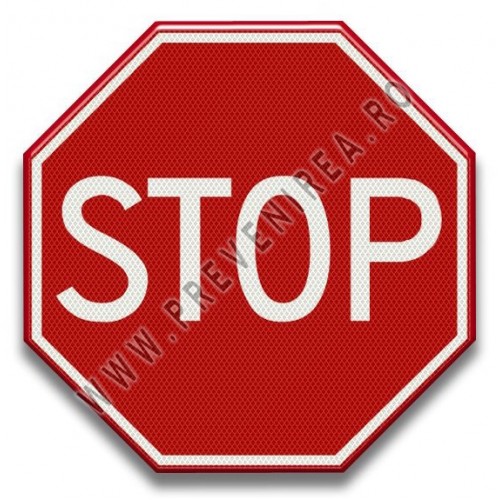 Placuta reflectorizanta stop Placuta reflectorizanta stop