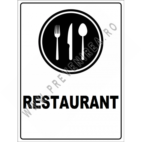 Placuta reflectorizanta pentru restaurant Placuta reflectorizanta pentru restaurant