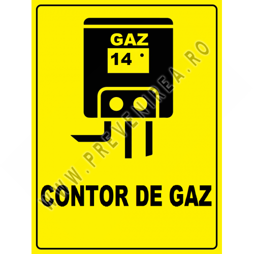 Placuta reflectorizanta pentru contor de gaz Placuta reflectorizanta pentru contor de gaz