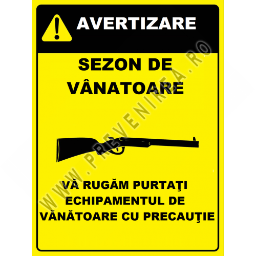Placuta pentru sezonul de vanatoare Placuta pentru sezonul de vanatoare