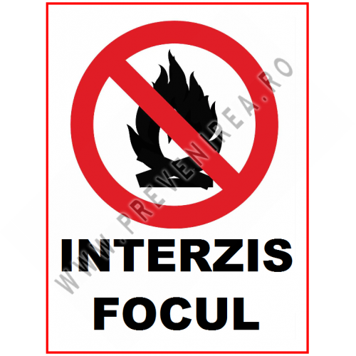 Placuta interzis focul