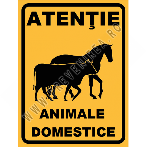 Placuta atentie animale domestice
