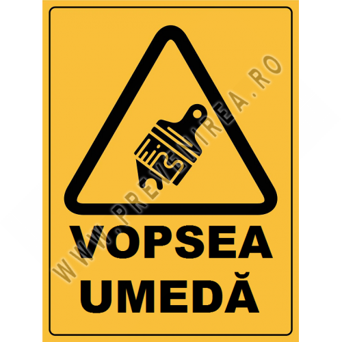 Placuta pentru vopsea umeda Placuta pentru vopsea umeda
