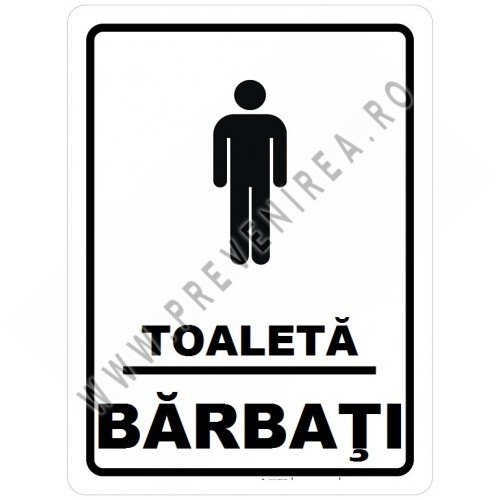 Placuta toaleta pentru barbati