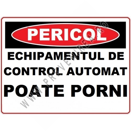 Placuta echipamentul de control automat poate porni