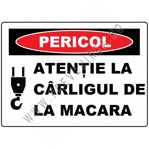 Placuta pentru carligul de la macara