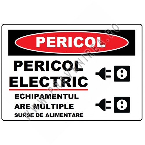 Placuta pentru echipamente cu mai multe surse de curent