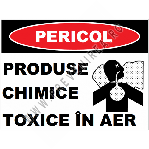 Placuta pentru produse chimice in aer