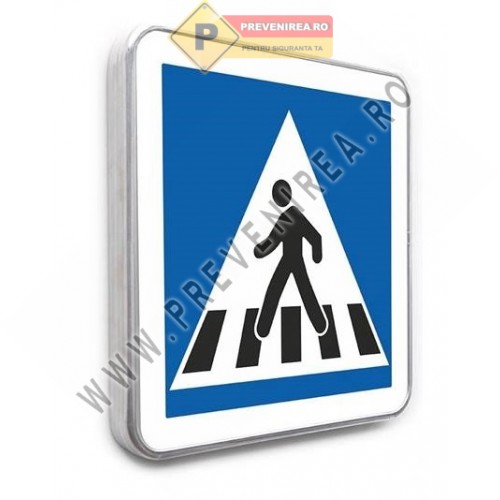 Indicator trecere de pietoni personalizat – ideal pentru zone urbane și private