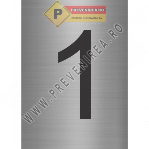 Plăcuțe din Aluminiu cu Numere Personalizate – Marcaj Rezistent pentru Uz Industrial și Comercial