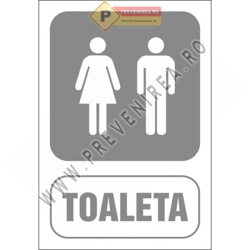 Indicator Toaletă Comună Mixtă – WC