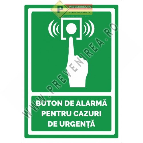 Indicator de securitate cu buton de alarmă pentru urgențe – alertare rapidă și eficientă