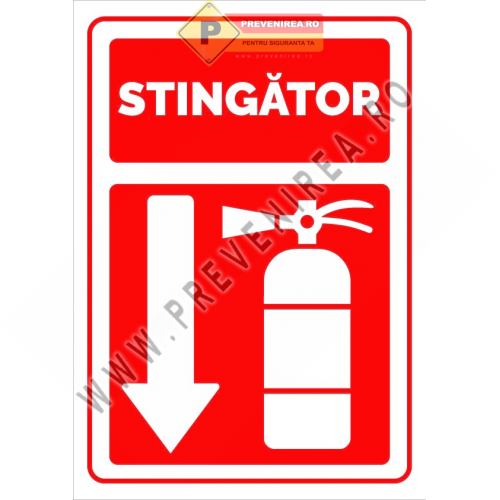 Indicatoare cu Săgeată pentru Stingător