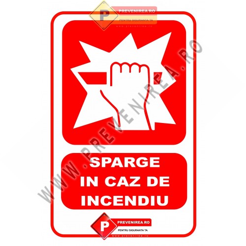 Indicator Sparge în Caz de Incendiu pentru Clădiri Comerciale și Industriale Indicator Sparge în Caz de Incendiu pentru Clădiri Comerciale și Industriale