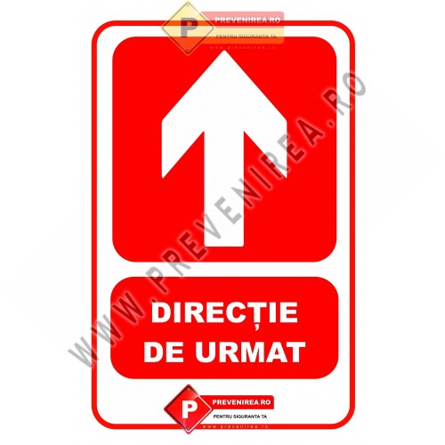 Indicatoare direcționale în sus – ghidaj vizual pentru clădiri, spații publice și industriale